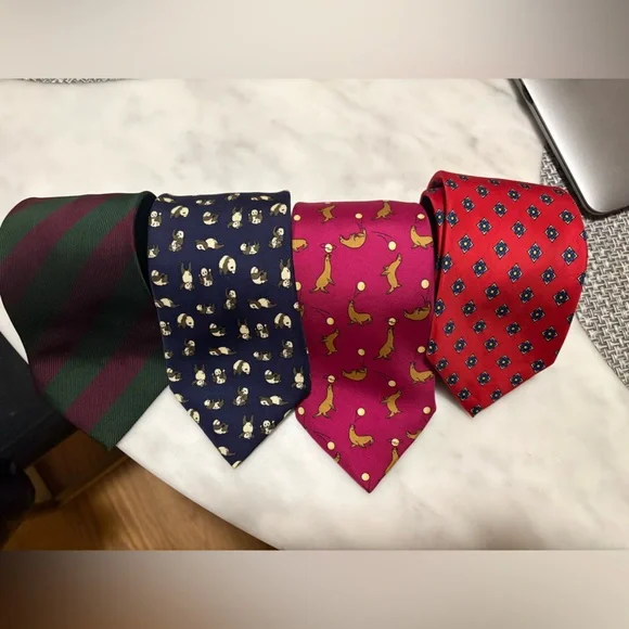 Tie Bundle - Hermes, Harrod’s, Etro - Picture 1 of 3